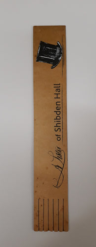 Top Hat Design Bookmark