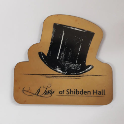 Top Hat Design Fridge Magnet