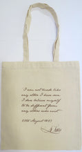 Load image into Gallery viewer, Anne Lister Quote Shopping Bag