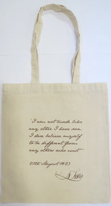 Anne Lister Quote Shopping Bag
