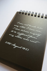 Anne Lister Quote Notebook